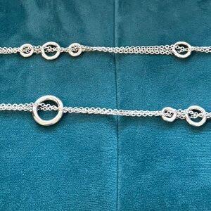 Lia Sophia Silver Multi-Strand Necklace